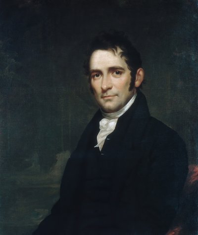 Pastor John Brodhead Romeyn, ca. 1817-20. af Samuel Lovett Waldo