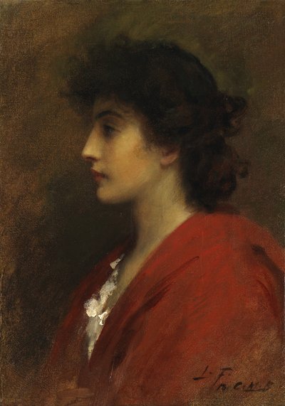 En venetiansk pige af Samuel Luke Fildes