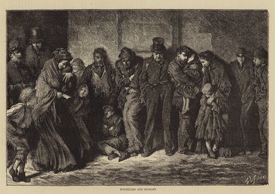 Husløse og sultne af Samuel Luke Fildes