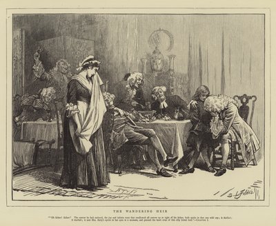 Den omvandrende arving af Samuel Luke Fildes