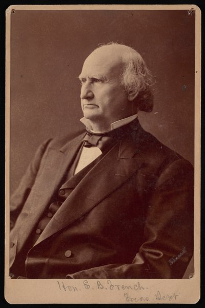 Portræt af Ezra Bartlett French 1810-1880, 1870