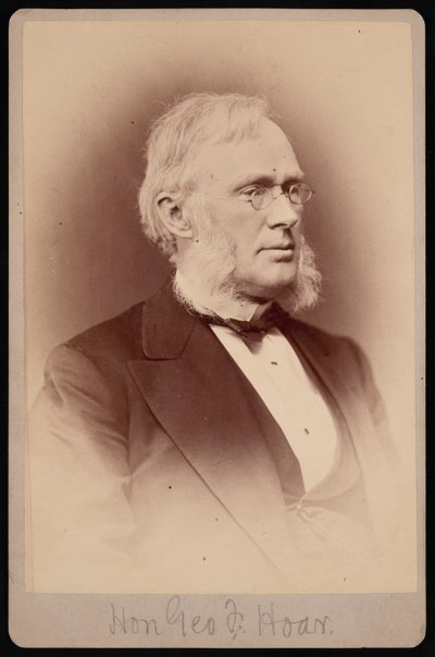 Portræt af George Frisbie Hoar 1826-1904, mellem 1876 og 1880. af Samuel Montague Fassett