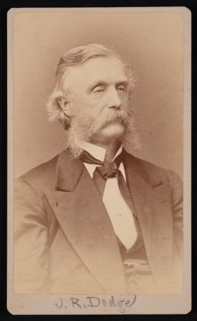 Portræt af Jacob Richards Dodge 1823-1902, 1878. af Samuel Montague Fassett