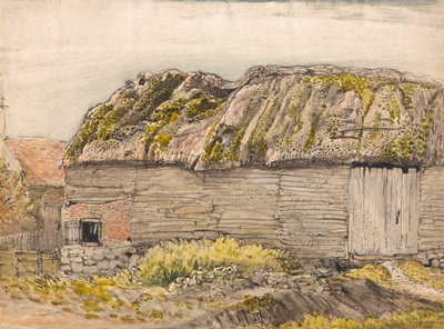 En lade med moset tag, Shoreham af Samuel Palmer