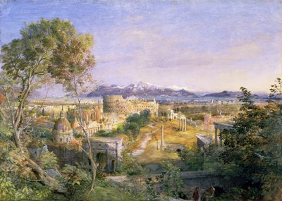 Udsigt over det gamle Rom, 1838 af Samuel Palmer