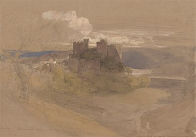 Conway Castle af Samuel Palmer