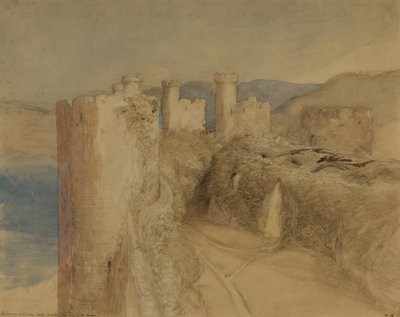 Conway Castle af Samuel Palmer
