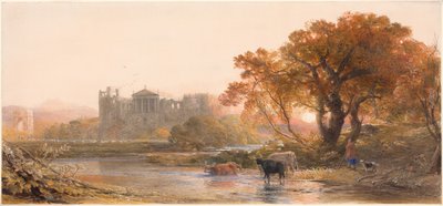 Aften i Italien - den øde villa af Samuel Palmer