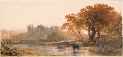 Aften i Italien - den øde villa af Samuel Palmer