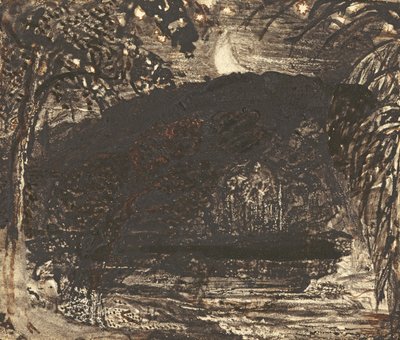 Moonrisedani af Samuel Palmer