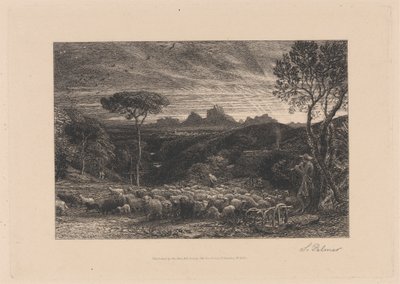Åbning af folden af Samuel Palmer