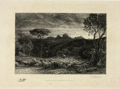 Åbning af folden af Samuel Palmer