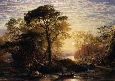 Sir Guyon with the Palmer Attending (akvarel og gouache på papir) af Samuel Palmer