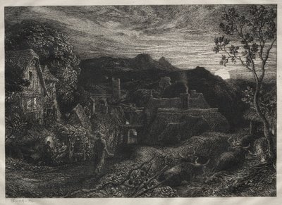 Klokkemanden af Samuel Palmer