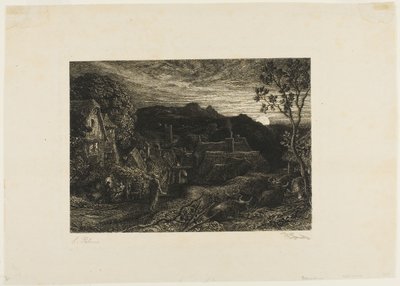 Klokkenisten af Samuel Palmer