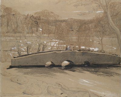Broen ved Shoreham, ca. 1829. af Samuel Palmer