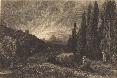Den tidlige plovmand af Samuel Palmer