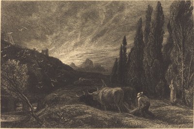 Den tidlige plovmand af Samuel Palmer