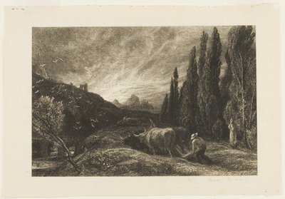 Den tidlige plovmand af Samuel Palmer