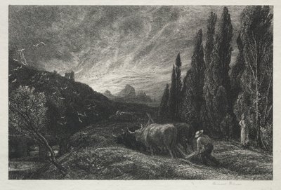 Den tidlige plovmand af Samuel Palmer