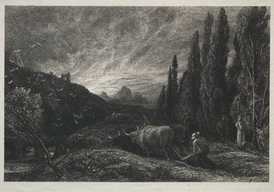 Den tidlige plovmand af Samuel Palmer