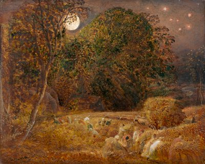 Høstmåne af Samuel Palmer