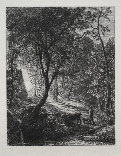Hyrdehytten af Samuel Palmer