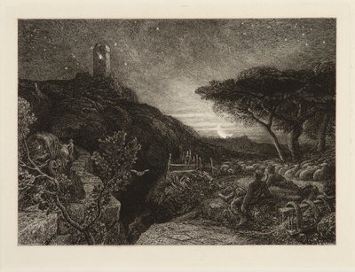 Det Ensomme Tårn af Samuel Palmer