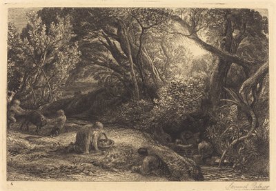 Livets morgen af Samuel Palmer