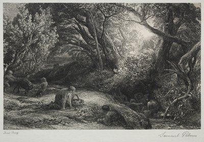 Livets morgen, 1860-1861. af Samuel Palmer