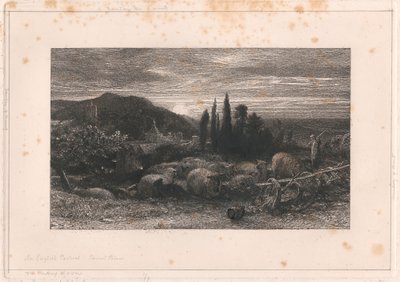Den stigende måne af Samuel Palmer