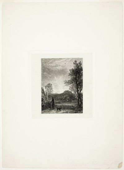 Sanglærken af Samuel Palmer