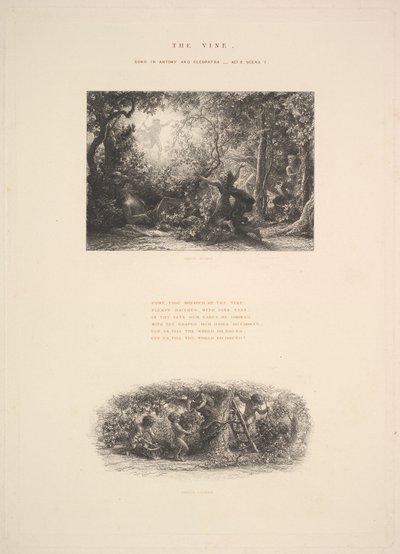 The Vine, eller Plumpy Bacchus, 1880. af Samuel Palmer
