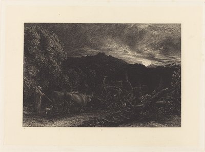 Den trætte plovmand af Samuel Palmer