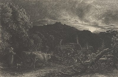 The Weary Ploughman, eller The Herdsman, eller Tardus Bubulcus, begyndte i af Samuel Palmer