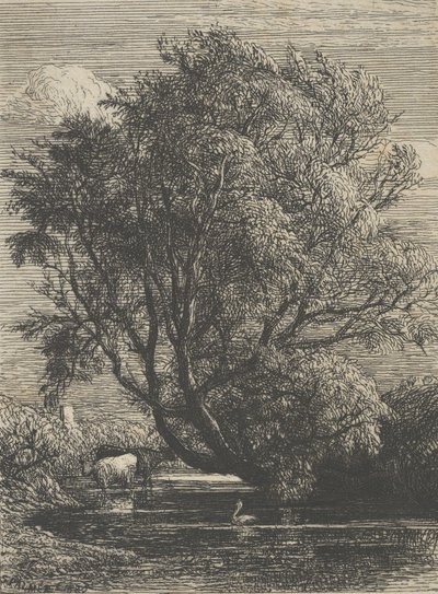 Pilen, 1850. af Samuel Palmer