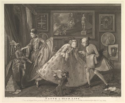 Taste in High Life, 1. maj 1798. af Samuel Phillips