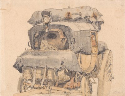 En diligence, set forfra af Samuel Prout