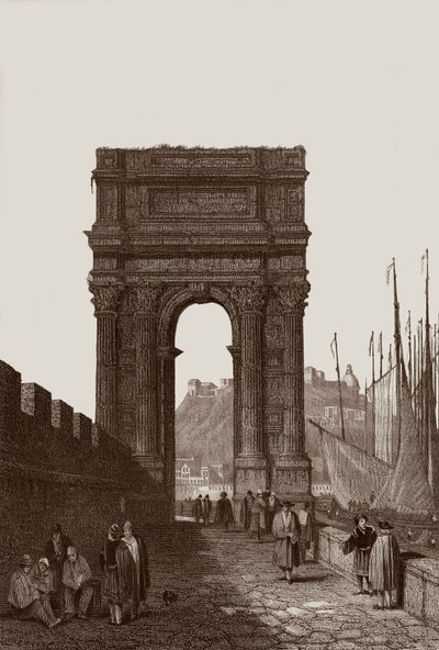 Trajans bue af Samuel Prout