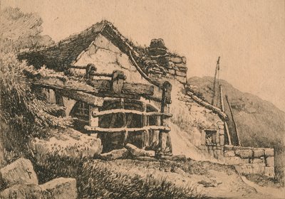 På Tintagel, 1816 af Samuel Prout