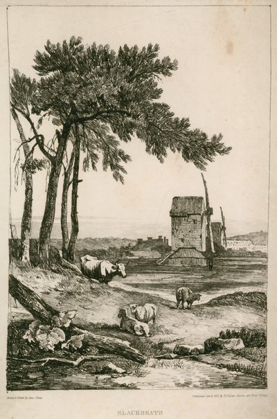 Blackheath, London af Samuel Prout