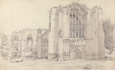 Bolton Abbey af Samuel Prout