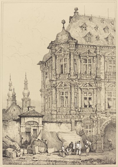 Martinsburg Slot, Mainz af Samuel Prout
