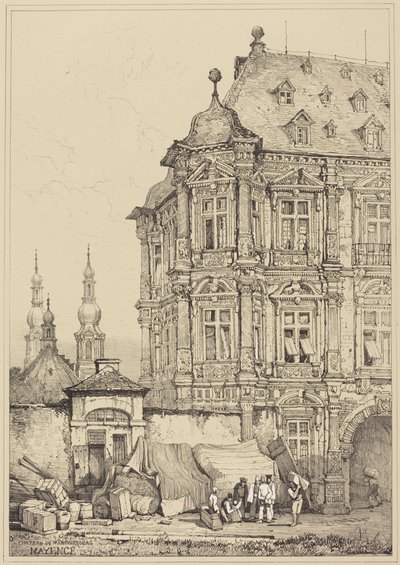 Martinsburg Slot, Mainz af Samuel Prout