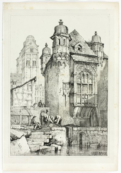 Koblenz af Samuel Prout