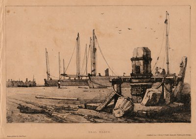 Deal Beach af Samuel Prout