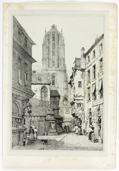 Dome Frankfurt af Samuel Prout