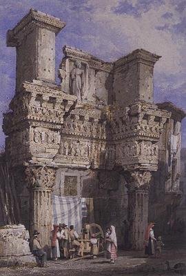 Forum of Nerva, Rom af Samuel Prout