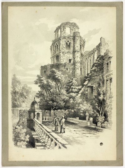 Heidelberg Slot af Samuel Prout