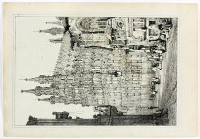 Rådhus, Leuven af Samuel Prout